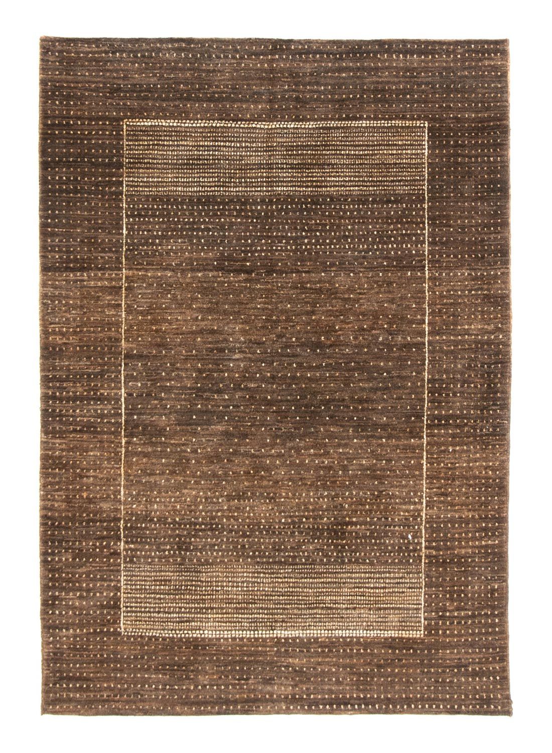 Alfombra Gabbeh - Indus - 170 x 122 cm - marrón