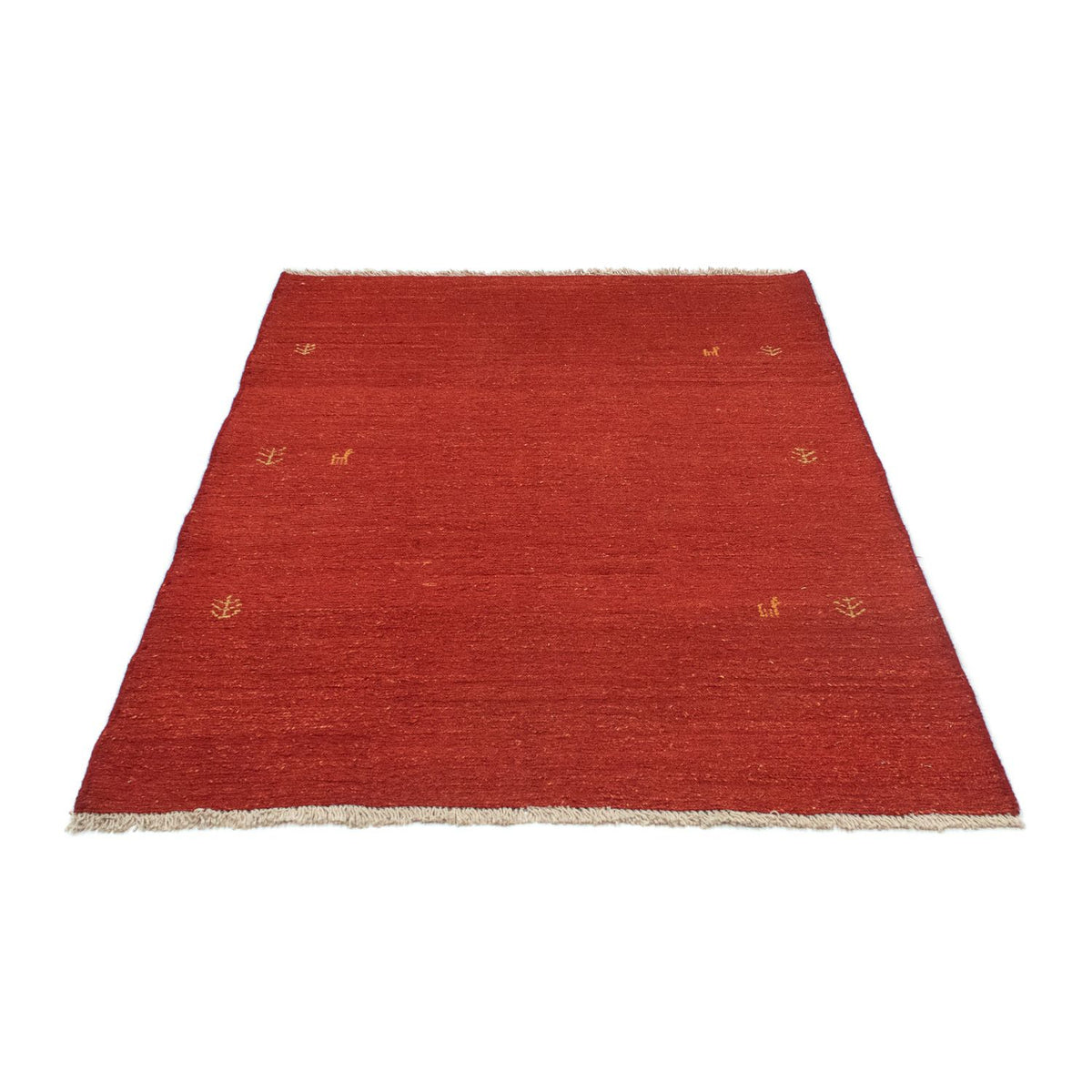 Alfombra Gabbeh - Persa - 174 x 118 cm - rojo