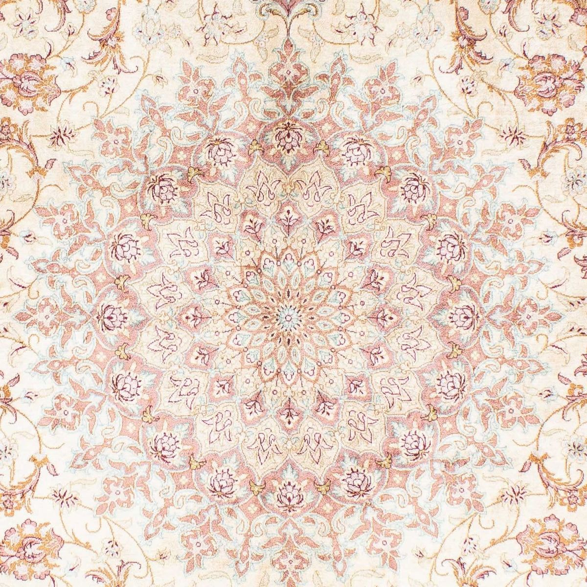 Alfombra persa - Ghom - 240 x 160 cm - beige