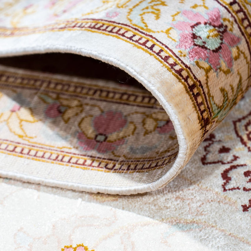 Alfombra persa - Ghom - 235 x 157 cm - beige