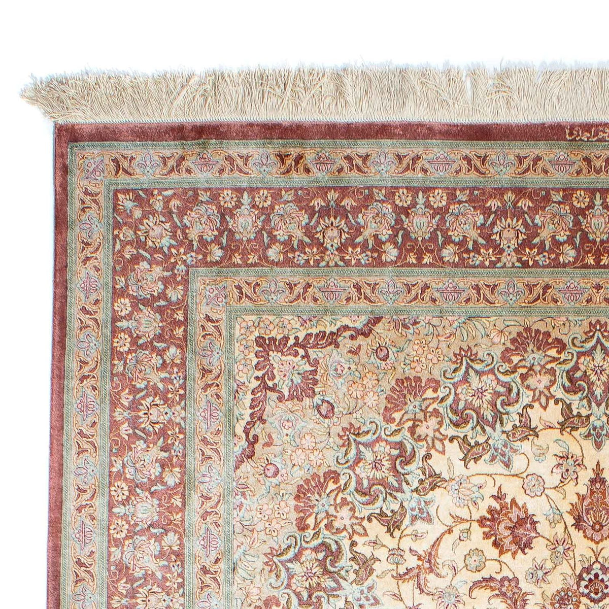 Alfombra persa - Ghom - 238 x 159 cm - beige