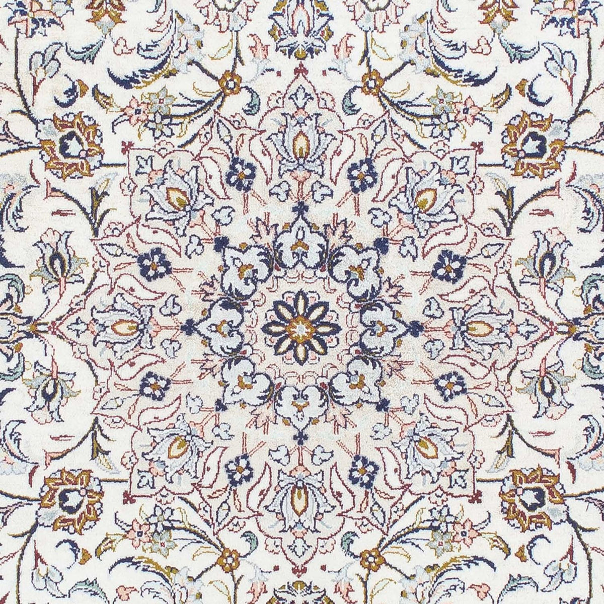Alfombra persa - Ghom - 147 x 97 cm - beige
