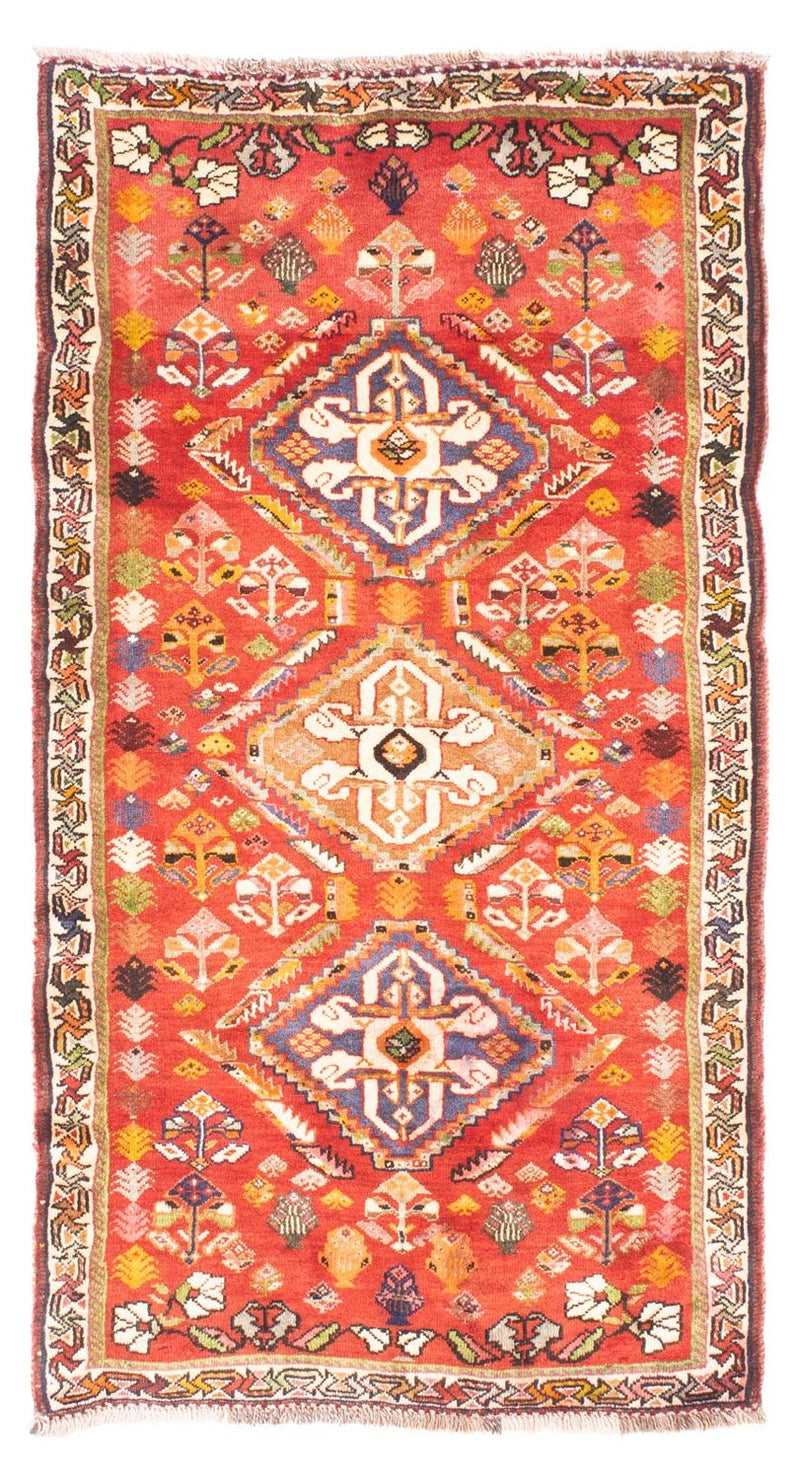 Alfombra persa - Nómada - 152 x 81 cm - rojo