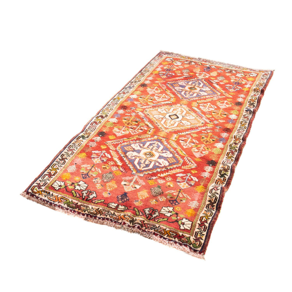 Alfombra persa - Nómada - 152 x 81 cm - rojo