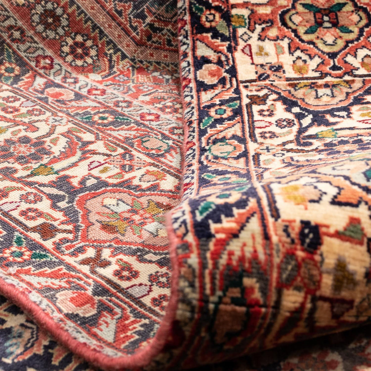 Alfombra persa - Bidjar cuadrado - 208 x 198 cm - rojo