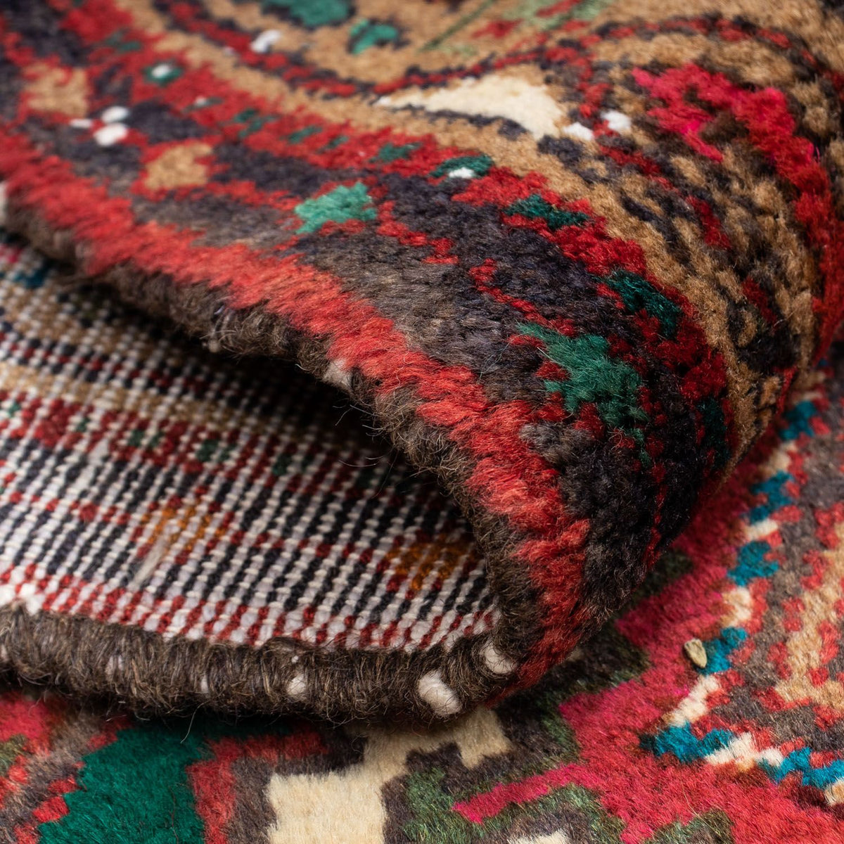 Alfombra persa - Nómada - 115 x 78 cm - rojo