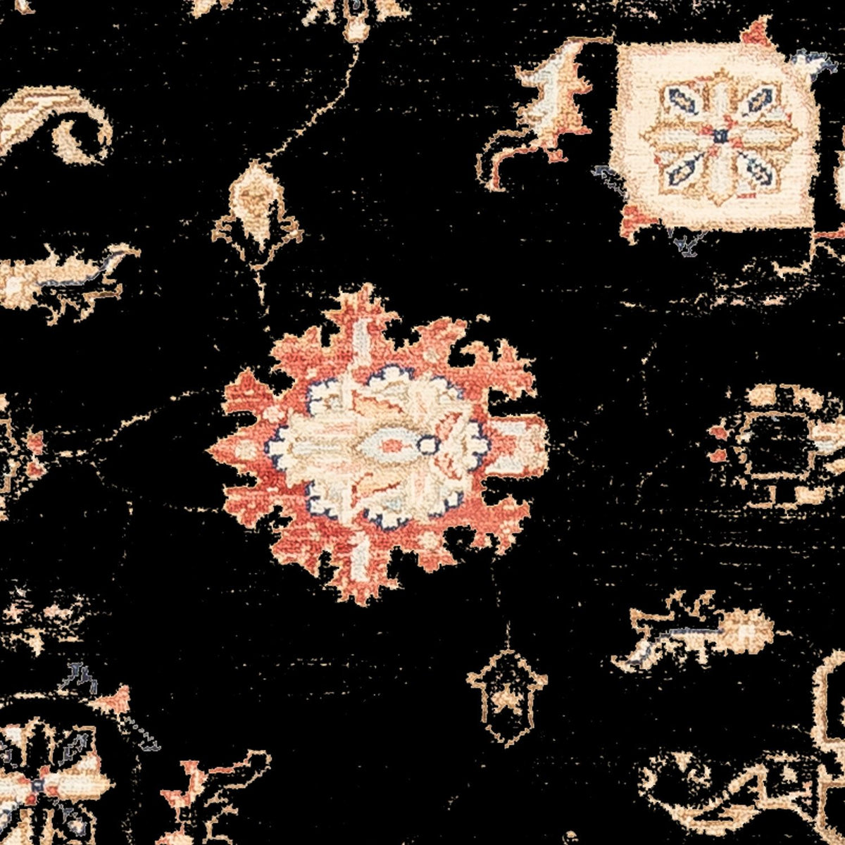 Alfombra Ziegler - 152 x 101 cm - azul oscuro