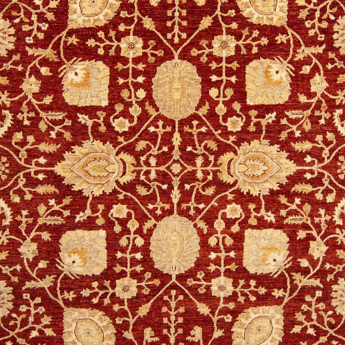 Alfombra Ziegler - 343 x 248 cm - rojo oscuro