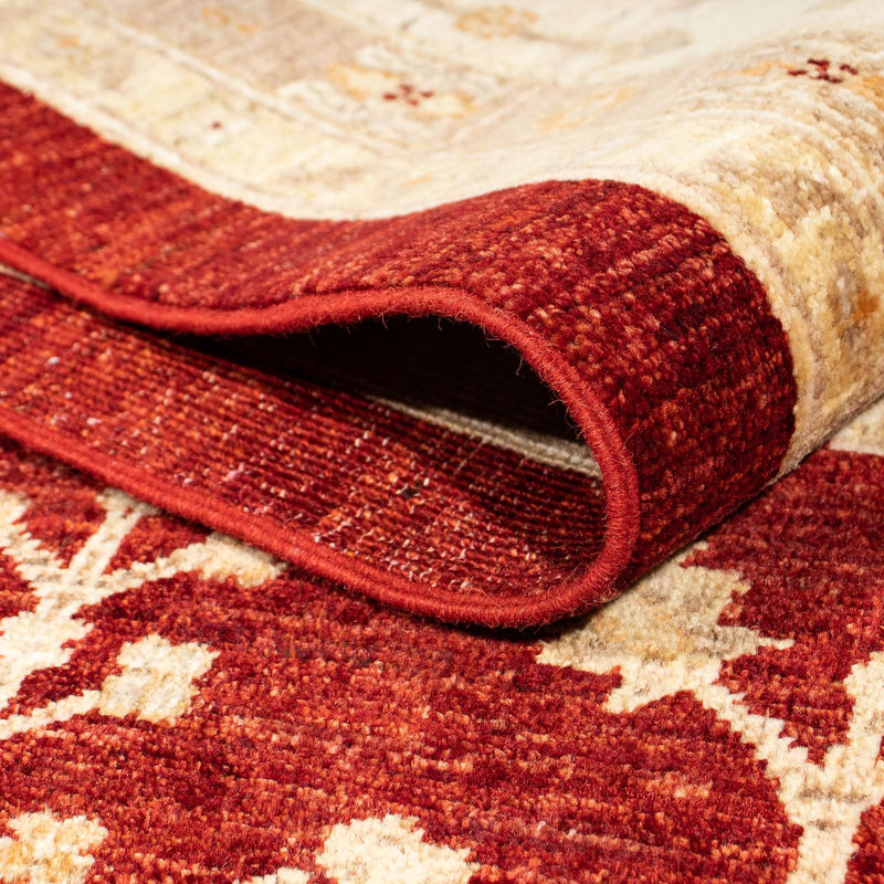 Alfombra Ziegler - 343 x 248 cm - rojo oscuro