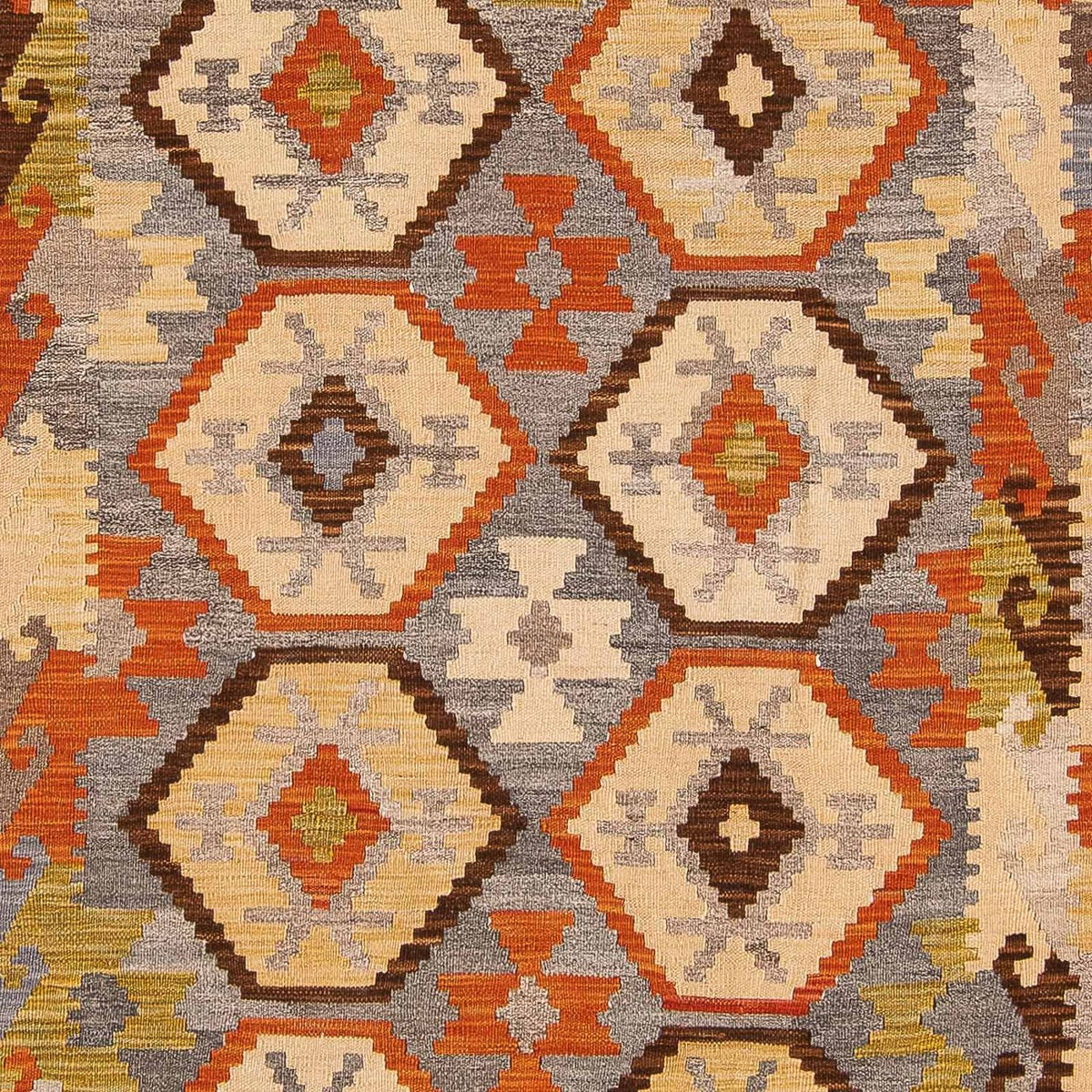 Alfombra Kelim - Splash - 300 x 200 cm - multicolor