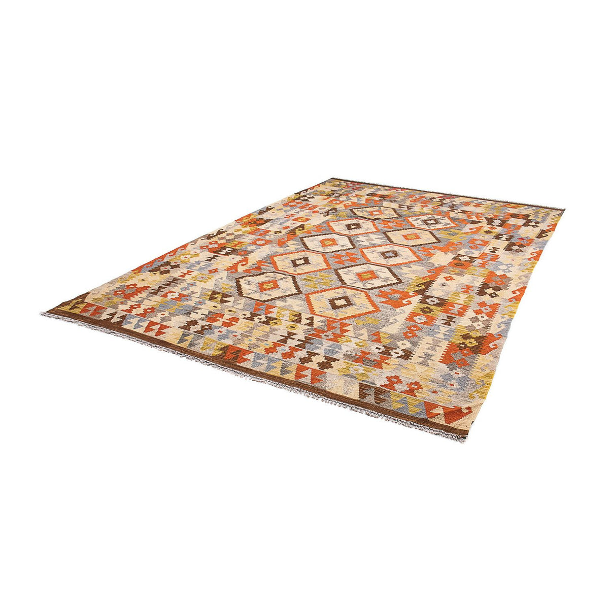 Alfombra Kelim - Splash - 300 x 200 cm - multicolor
