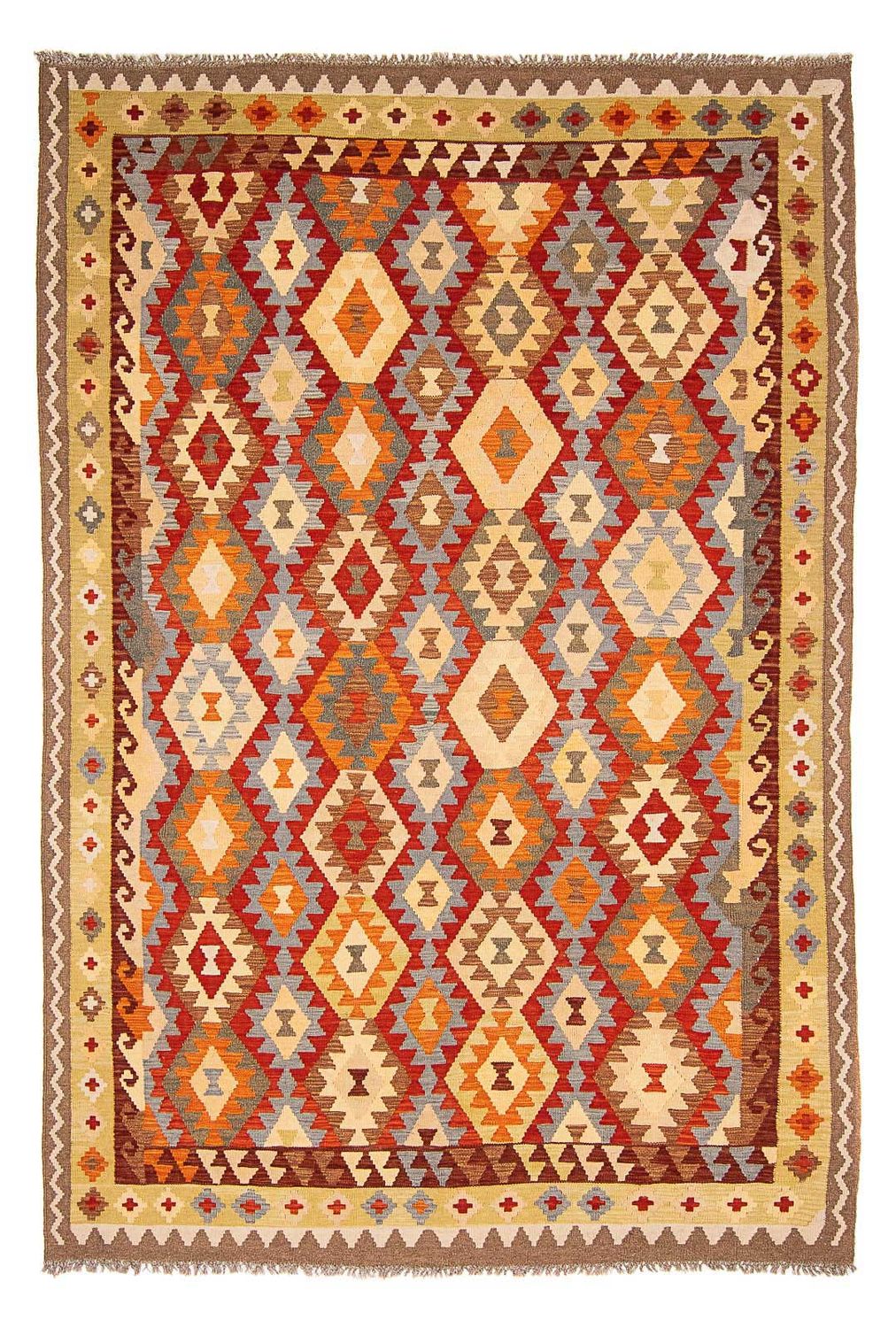 Alfombra Kelim - Splash - 296 x 195 cm - multicolor