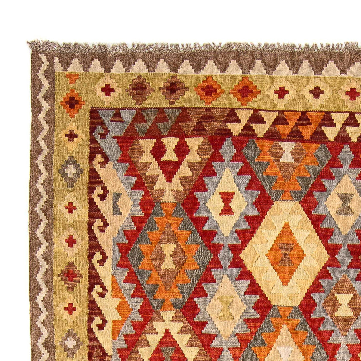 Alfombra Kelim - Splash - 296 x 195 cm - multicolor