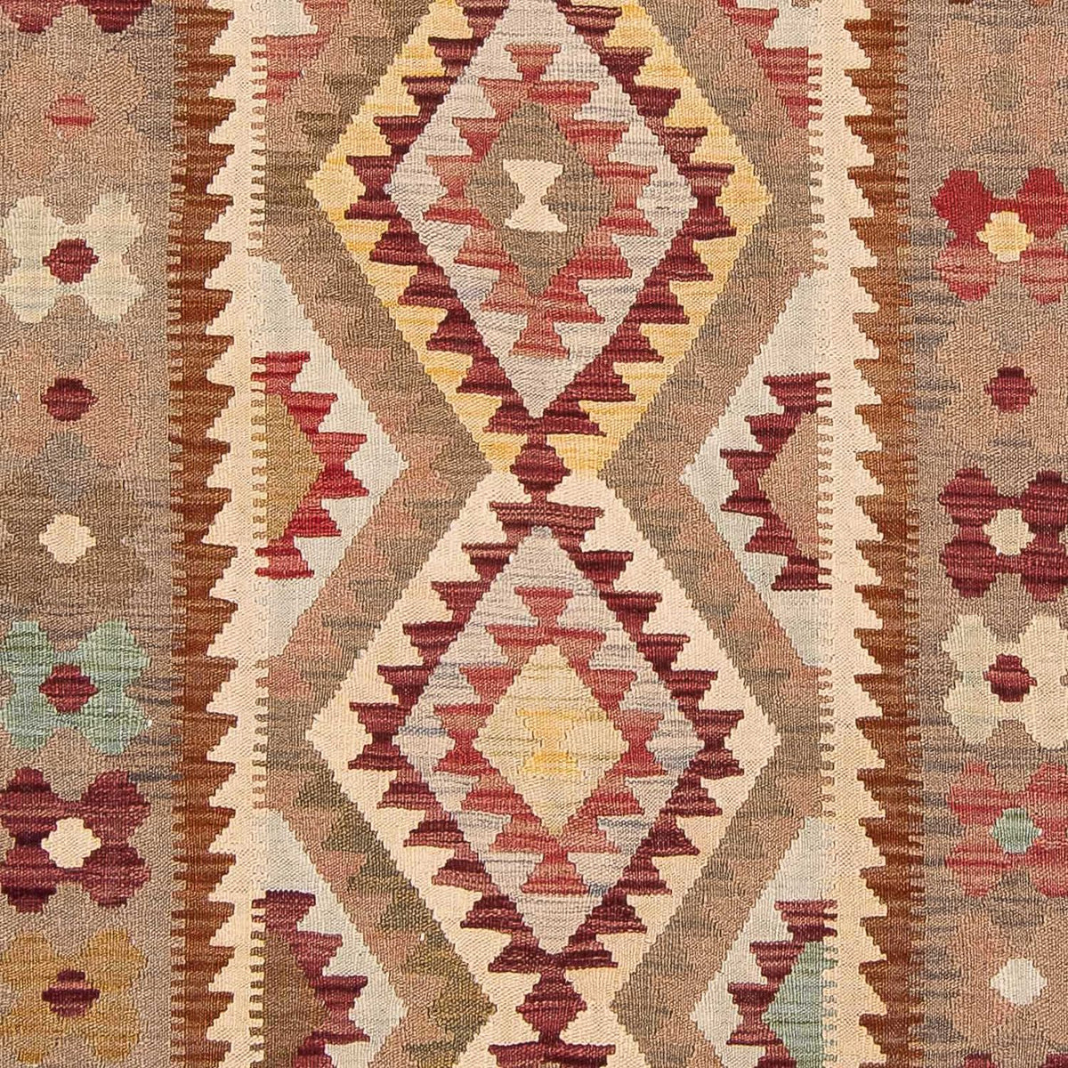 Alfombra Kelim - Splash - 293 x 198 cm - multicolor