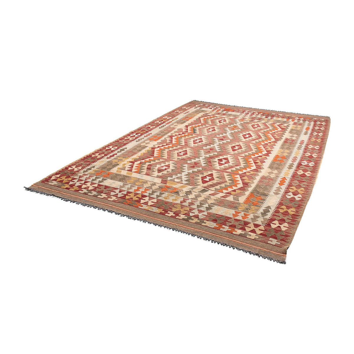 Alfombra Kelim - Splash - 296 x 205 cm - multicolor