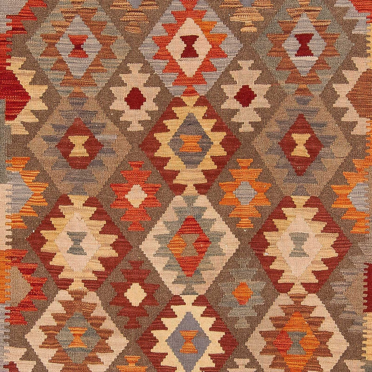 Alfombra Kelim - Splash - 291 x 196 cm - multicolor