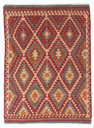 Alfombra Kelim - Oriental - 192 x 136 cm - multicolor