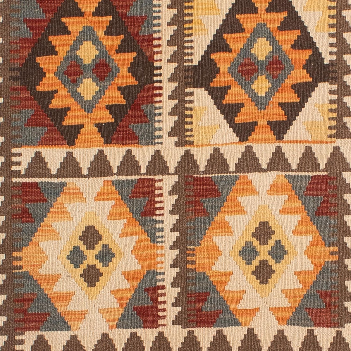 Alfombra Kelim - Splash - 201 x 143 cm - multicolor