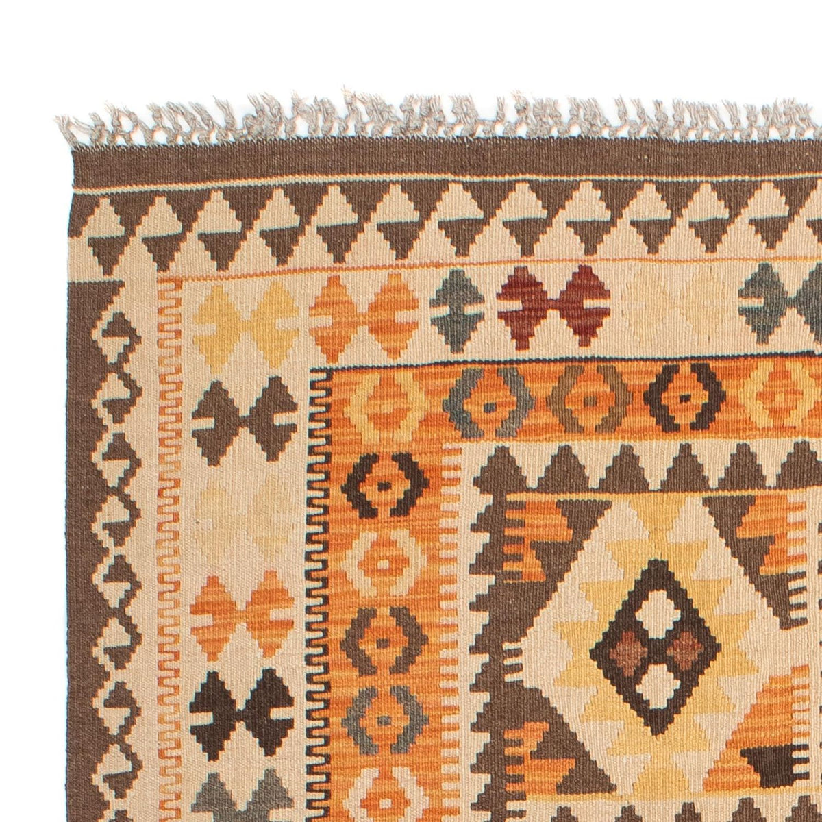 Alfombra Kelim - Splash - 201 x 143 cm - multicolor