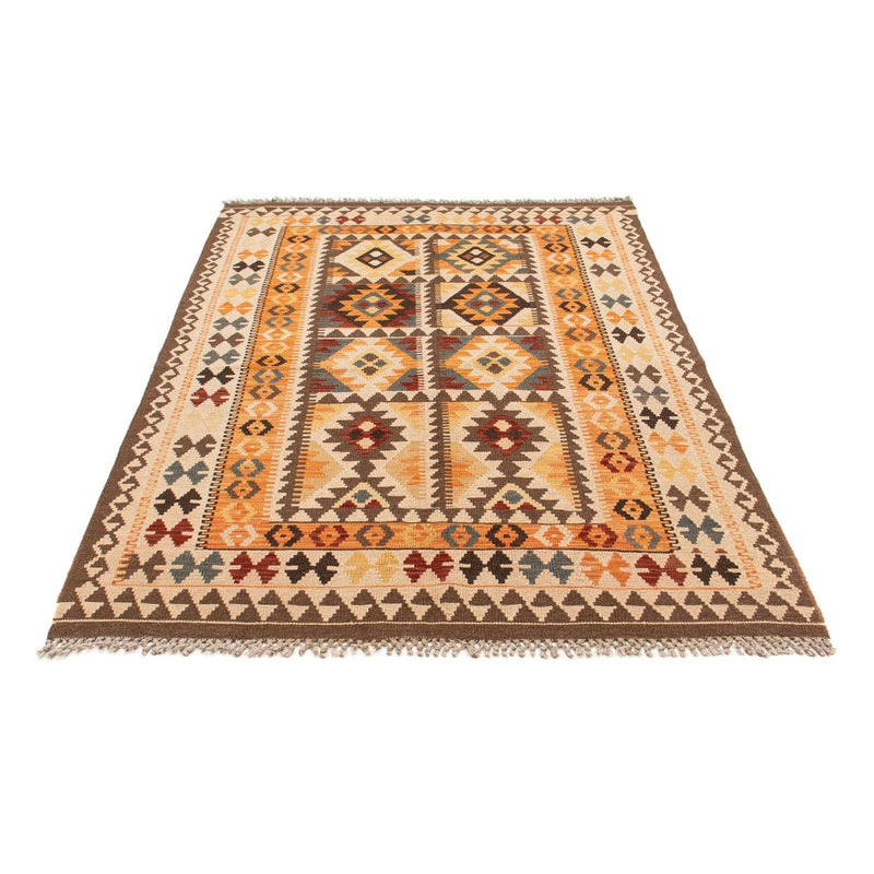 Alfombra Kelim - Splash - 201 x 143 cm - multicolor