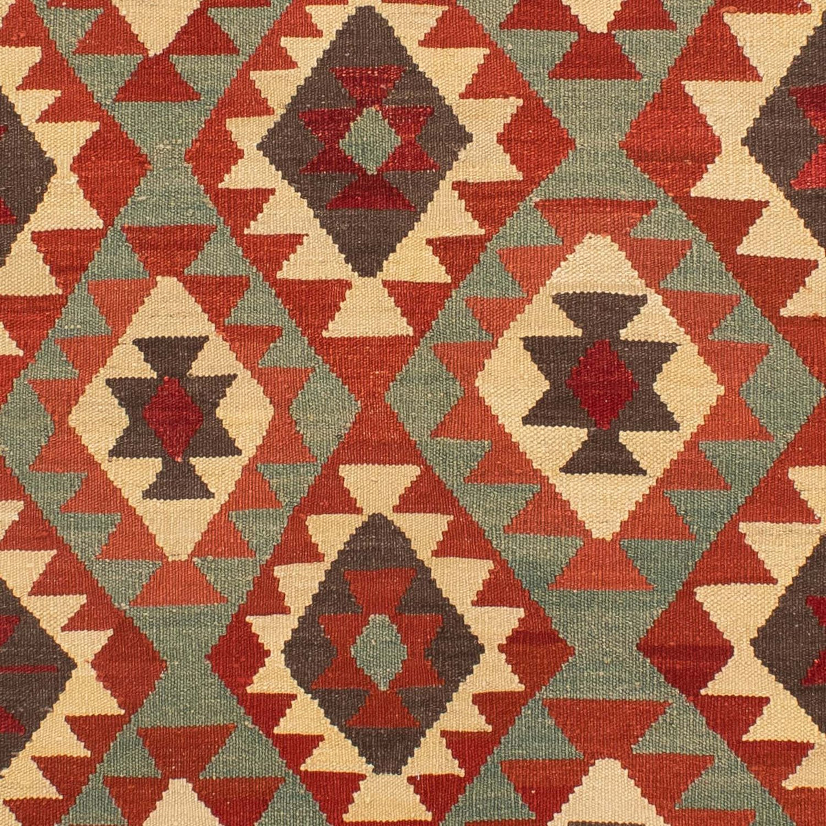 Alfombra Kelim - Splash - 215 x 157 cm - multicolor