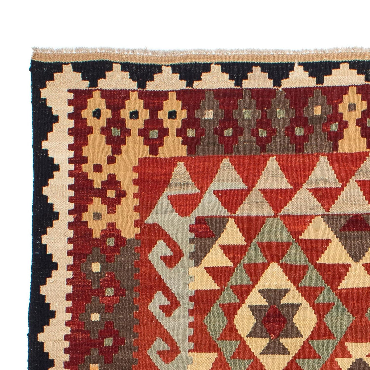 Alfombra Kelim - Splash - 215 x 157 cm - multicolor