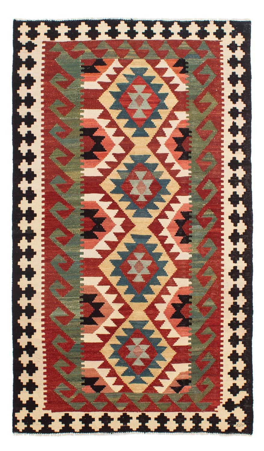 Alfombra de pasillo Alfombra Kelim - Splash - 224 x 129 cm - multicolor