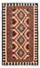Alfombra de pasillo Alfombra Kelim - Splash - 224 x 129 cm - multicolor