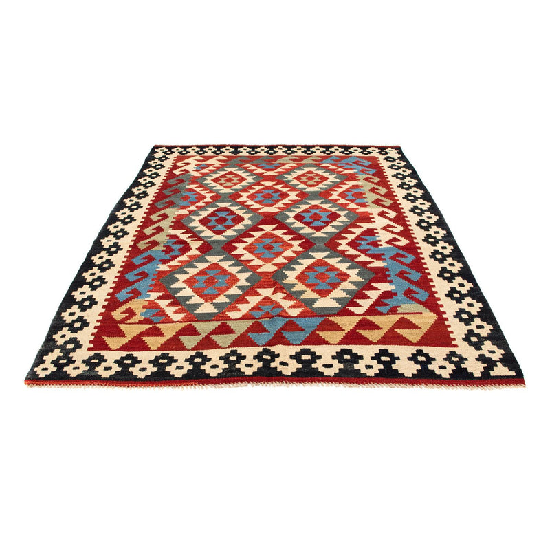 Alfombra Kelim - Splash - 199 x 163 cm - multicolor