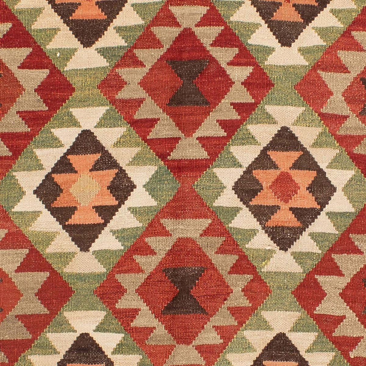 Alfombra Kelim - Splash - 183 x 155 cm - multicolor