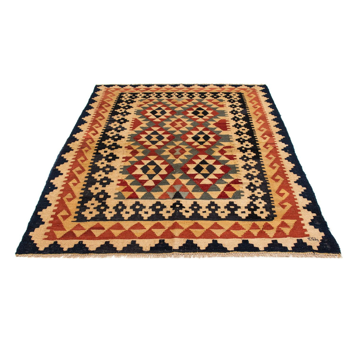 Alfombra Kelim - Splash - 200 x 146 cm - multicolor