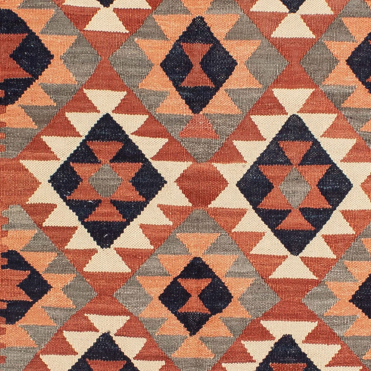 Alfombra Kelim - Splash - 205 x 158 cm - multicolor