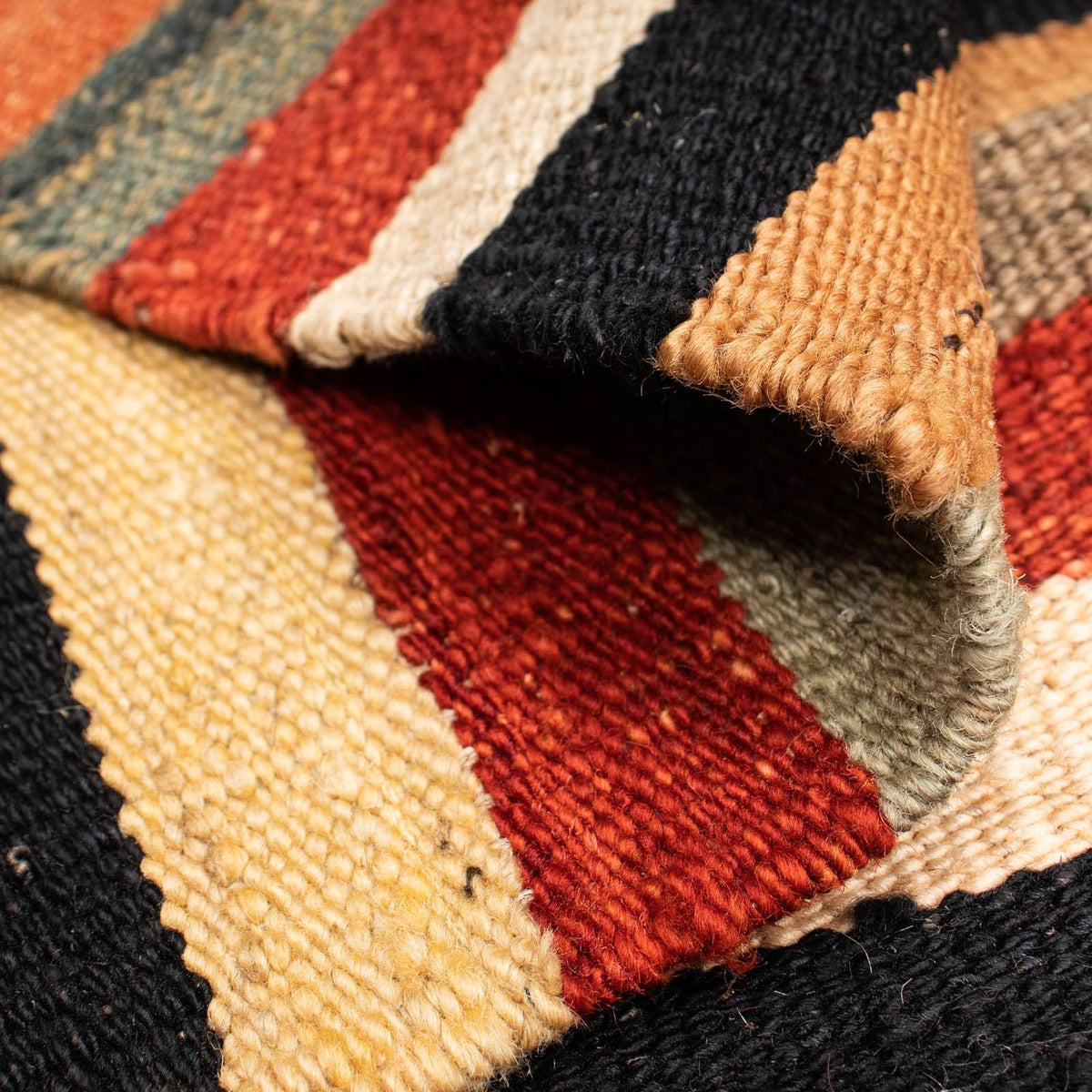 Alfombra Kelim - Splash - 200 x 152 cm - multicolor