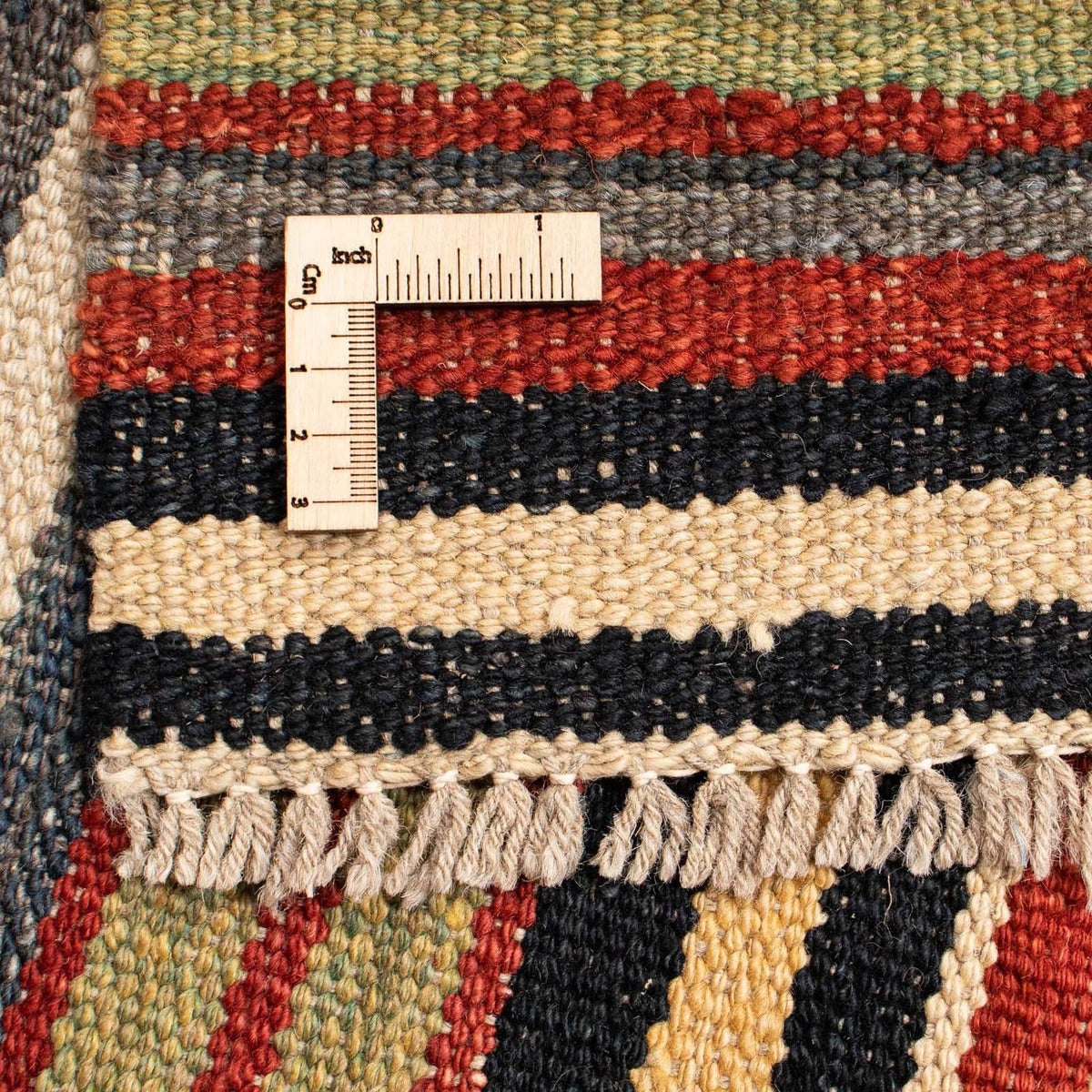 Alfombra Kelim - Splash - 195 x 152 cm - multicolor