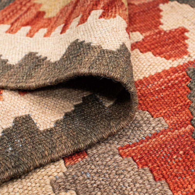 Alfombra Kelim - Oriental - 194 x 147 cm - rojo claro