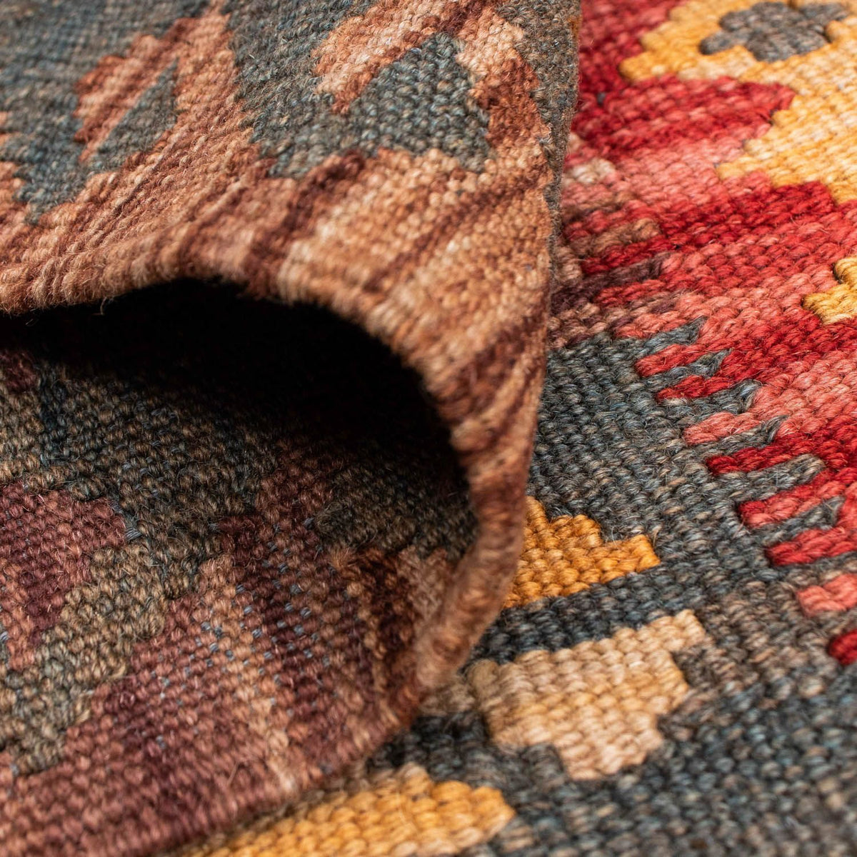 Alfombra Kelim - Oriental - 195 x 145 cm - multicolor