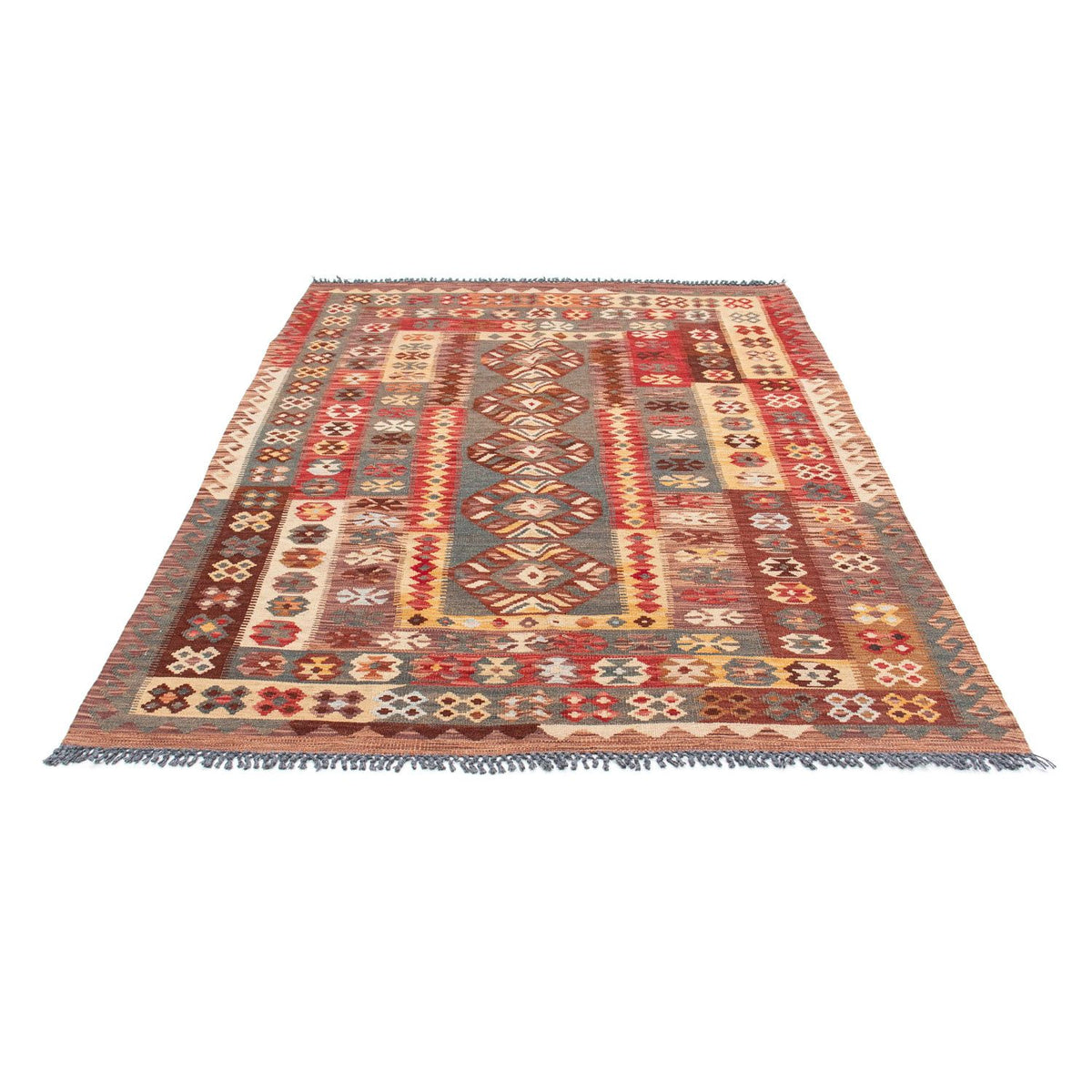 Alfombra Kelim - Oriental - 195 x 145 cm - multicolor