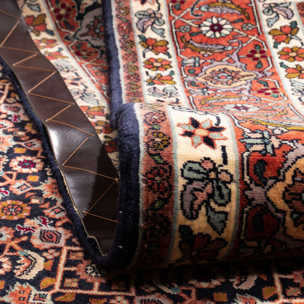 Alfombra persa - Bidjar - 298 x 202 cm - negro