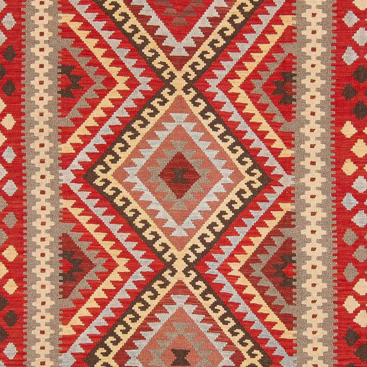 Alfombra Kelim - Splash - 304 x 199 cm - multicolor