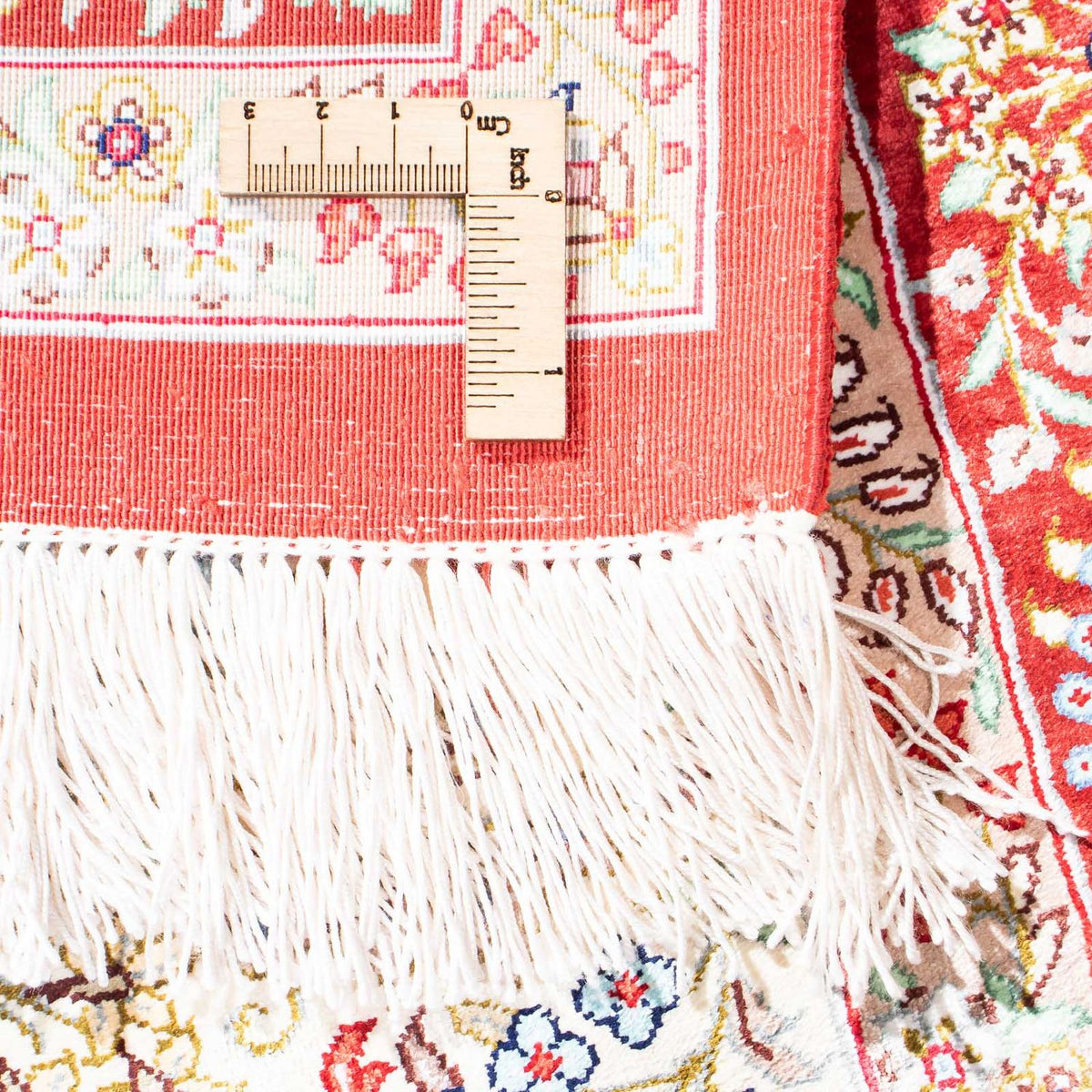 Alfombra persa - Ghom - 158 x 103 cm - beige