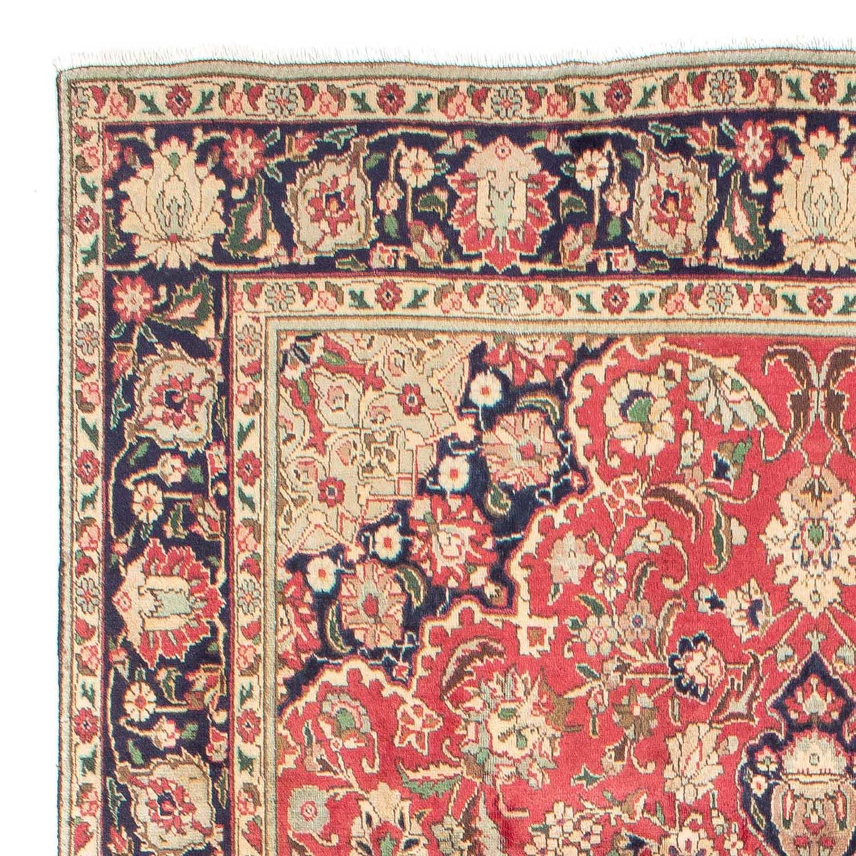 Alfombra persa - Tabriz - 310 x 200 cm - rojo claro