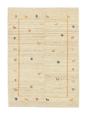 Alfombra Gabbeh - Persa - 143 x 97 cm - beige