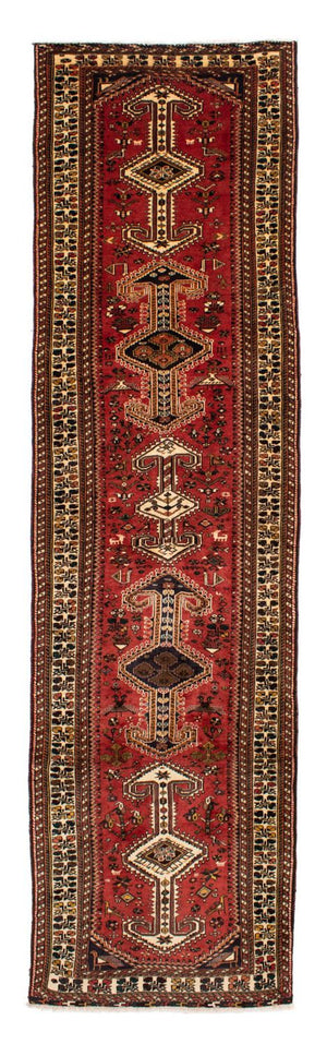 Alfombra de pasillo Alfombra persa - Nómada - 400 x 105 cm - rojo
