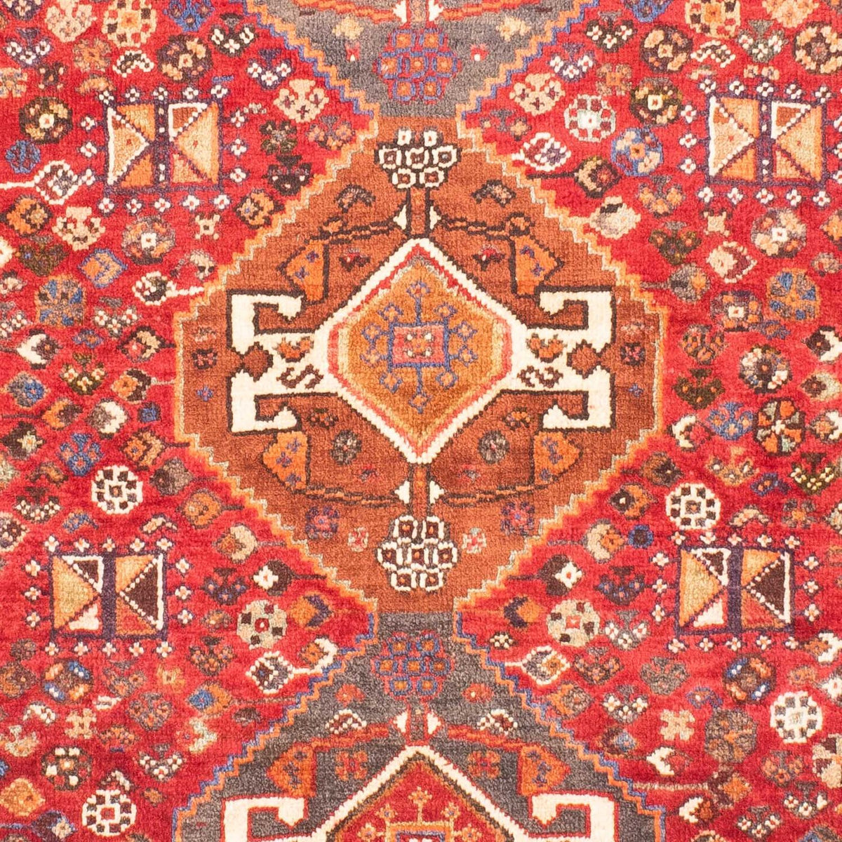 Alfombra persa - Nómada - 155 x 112 cm - rojo