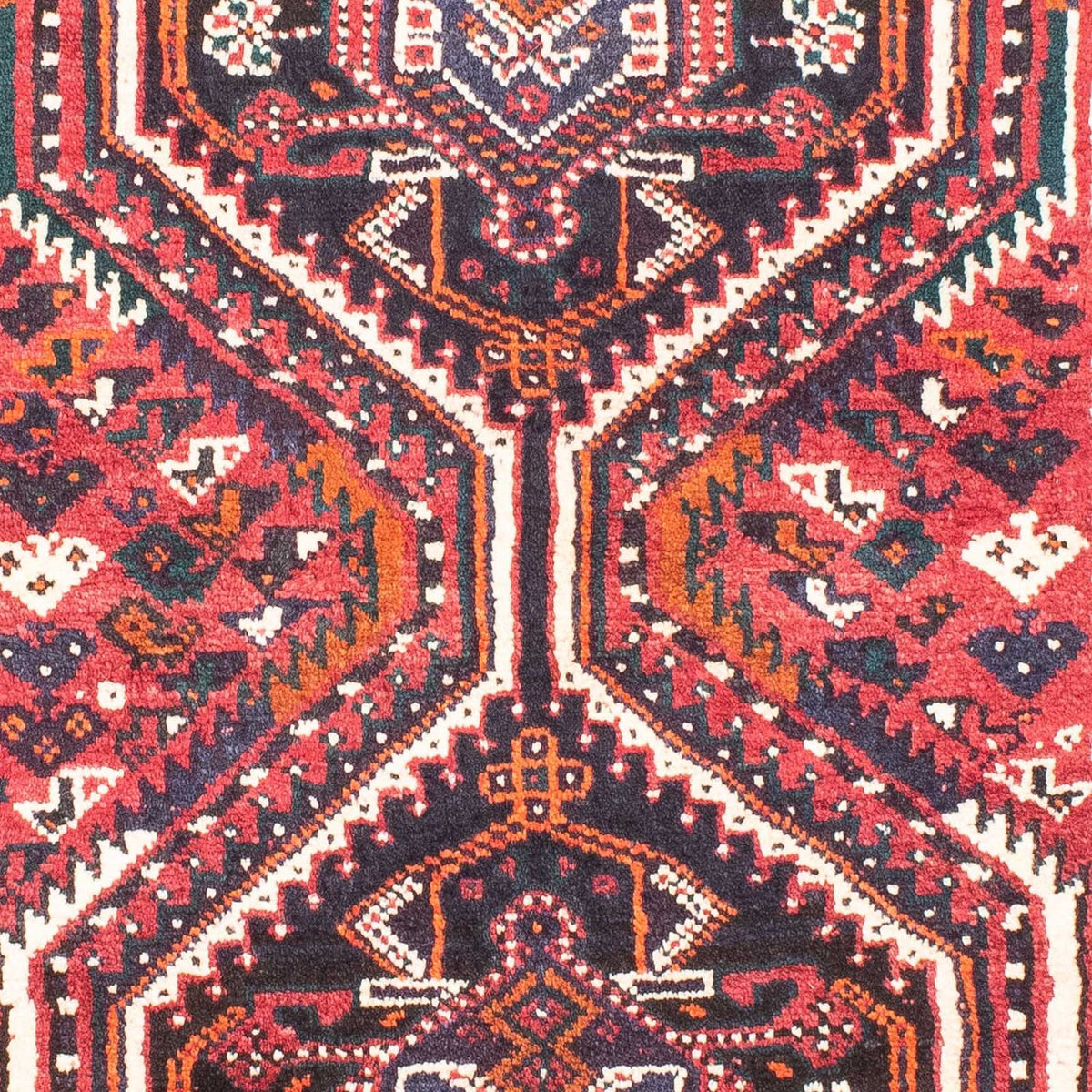 Alfombra persa - Nómada - 155 x 110 cm - rojo