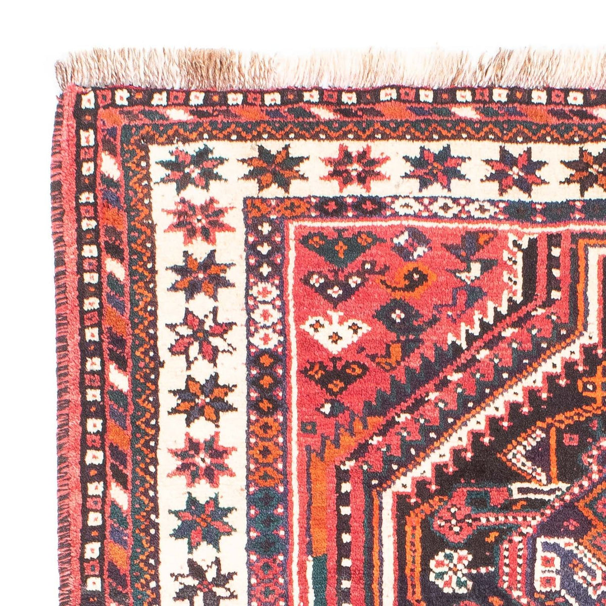 Alfombra persa - Nómada - 155 x 110 cm - rojo