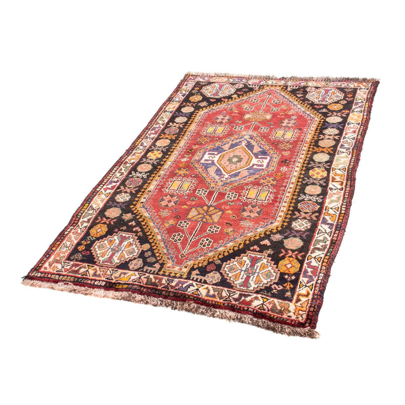 Alfombra persa - Nómada - 150 x 105 cm - rojo oscuro