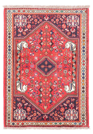 Alfombra persa - Nómada - 148 x 105 cm - rojo
