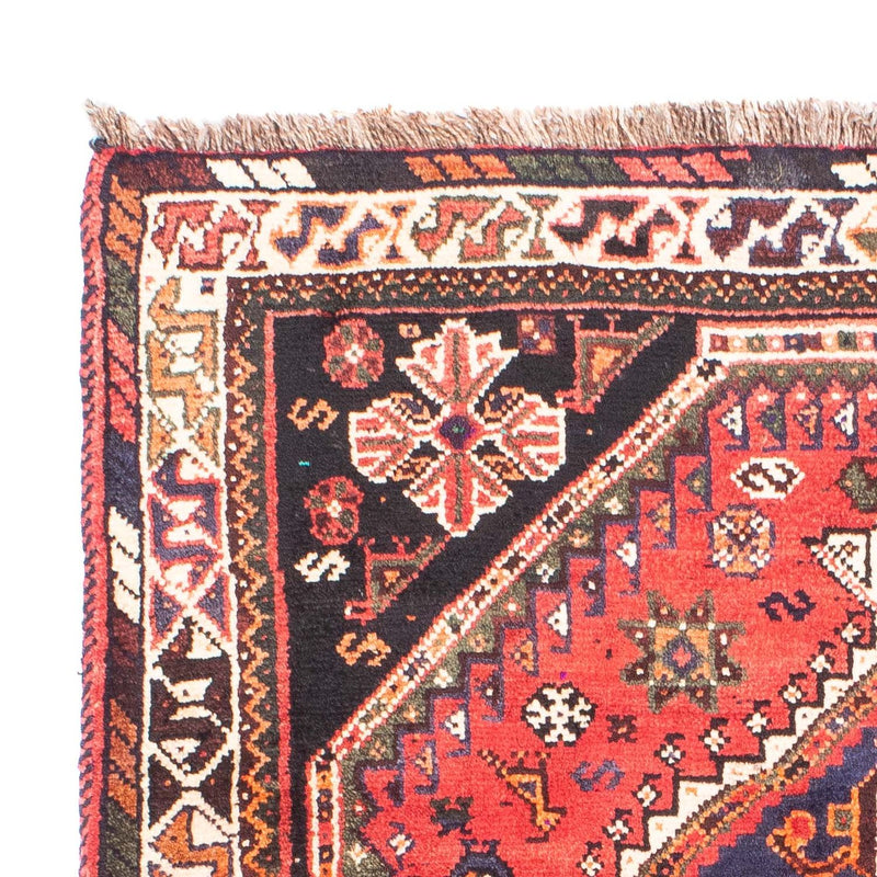 Alfombra persa - Nómada - 160 x 110 cm - rojo oscuro
