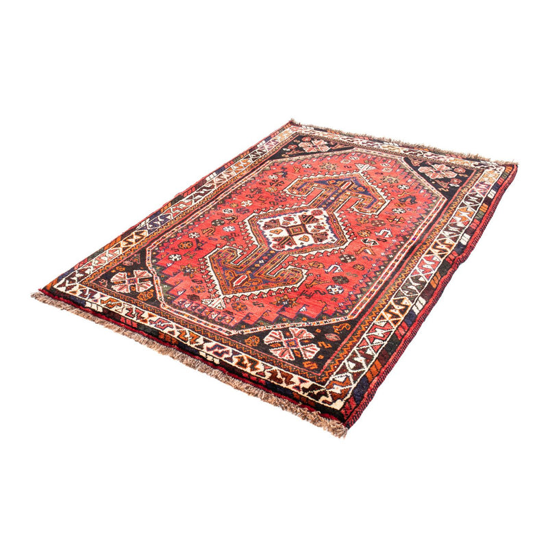 Alfombra persa - Nómada - 160 x 110 cm - rojo oscuro